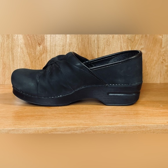 Dansko Pro Bow Black Nubuck Clog Slide Slip On Shoes Women’s EU 41 US 10.5-11. - Picture 3 of 9